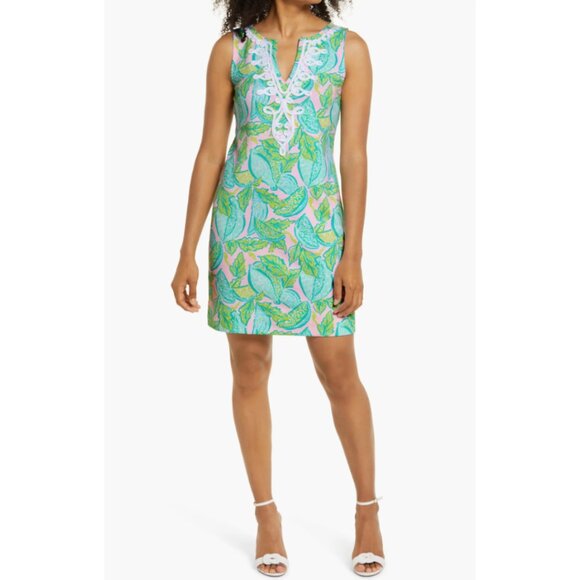 NWOT LILY PULITZER Womens' Urchin Pink Harper Sleeveless Shift Dress SZ XL - Picture 1 of 10